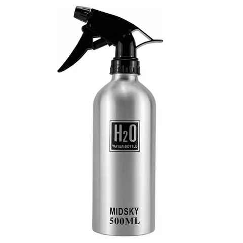 Hair Expert Перукарський розпилювач для волосся H2O метал СРІБНИЙ, 500 мл HE111500 фото