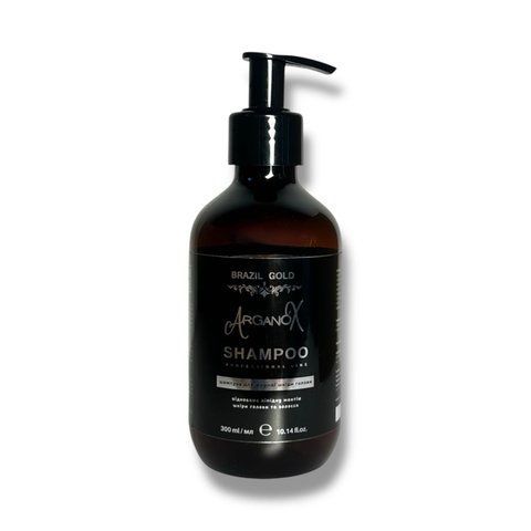 Шампунь для жирної шкіри голови Brazil Gold Home Care Arganox Shampoo 300 мл BRG013 фото
