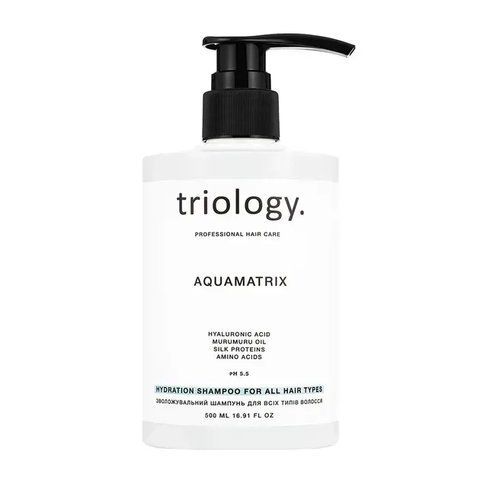 Зволожуючий шампунь для всіх типів волосся Triology Aquamatrix Hydration Shampoo TRG3 фото