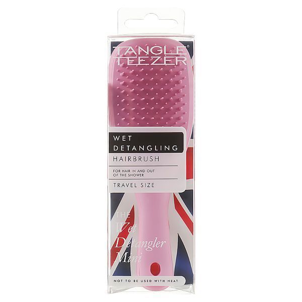 Гребінець для волосся Tangle Teezer. The Wet Detangler Mini Baby Pink Sparkle TT1250 фото