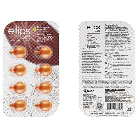 Ellips Hair Vitamin здоров'я волосся з женьшенем та медом 8х1 мл ELL0001 фото