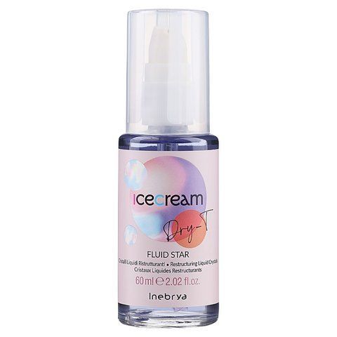 Inebrya Ice Cream Dry-T Fluid Star Restructuring Liquid Crystals Mango Манго-флюїд рідкі кристали 60 мл IN0049 фото