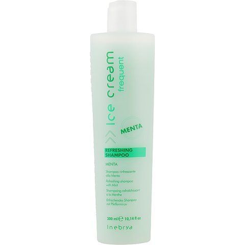 Шампунь освіжаючий з м'ятою Inebrya Refreshing Mint Shampoo 300 мл IN0012 фото