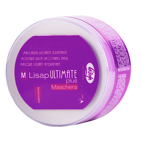 Розгладжуюча маска Lisap Ultimate Plus moisture rich smoothing mask 250 мл LP0004 фото