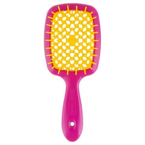 Janeke SUPERBRUSH YELLOW/RASPBERRIES. Гребінець арт. 82SP226COM 82SP226COM фото