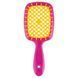 Janeke SUPERBRUSH YELLOW/RASPBERRIES. Гребінець арт. 82SP226COM 82SP226COM фото 1