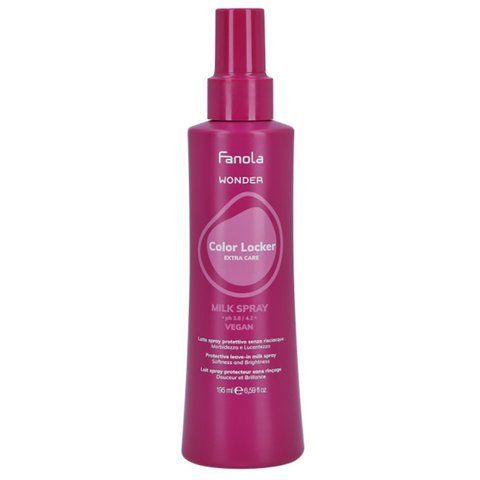 Fanola Wonder Color Locker Extra Care Milk Spray Незмивний спрей молочко для відновлення, блиску та захисту фарбованого волосся 195 мл FN0042 фото
