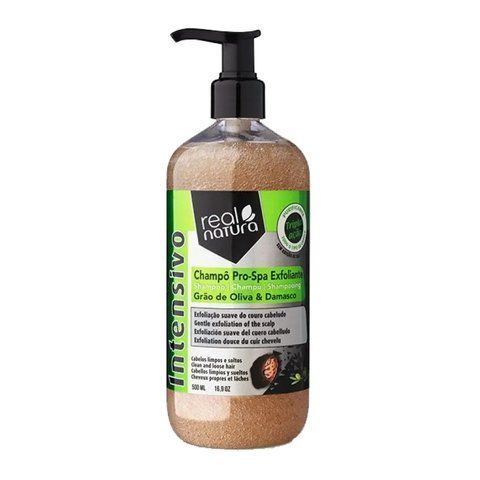 Real Nature Pro-Spa Exfoliante Shampoo Шампунь скраб для глибокого очищення шкіри голови 500 ml RN35 фото
