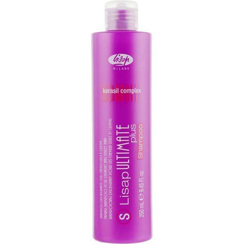 Дисциплінуючий шампунь із кератином Lisap Ultimate Plus Taming shampoo 250 мл LSP0002 фото