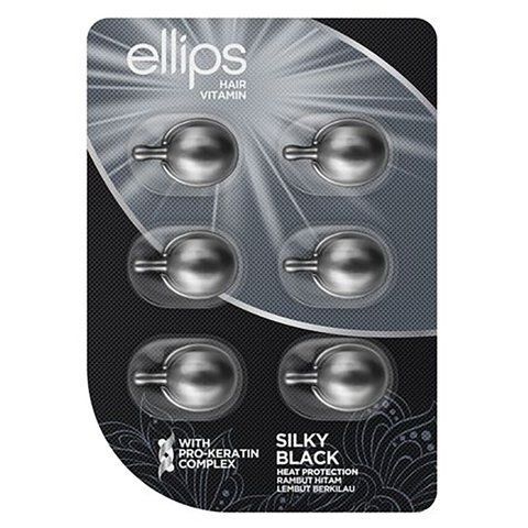 Ellips Hair Vitamin шовкова ніч з про-кератиновим комплексом 6x1 мл ELL0005 фото