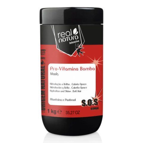 Real Nature Pro-Vitamina Bomba Mask Маска для інтенсивного зволоження волосся 1000 ml RN36 фото
