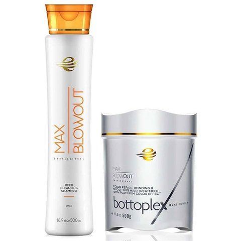 Набір ботекса для волосся Max Blowout Bottoplex Blonde Platinum 500 мл MB0001 фото