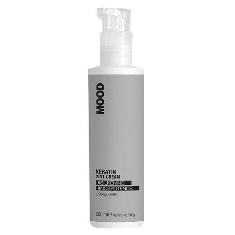 Mood Keratin 2in1 cream long hair крем для волосся з кератином 200 мл MOD0026 фото