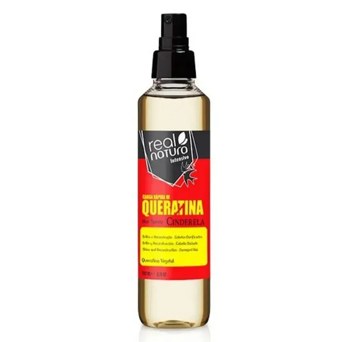 Real Nature QUERATINA Cinderela Hair Spray Спрей для відновлення пошкодженого та ламкого волосся із термозахистом 200 ml RN38 фото