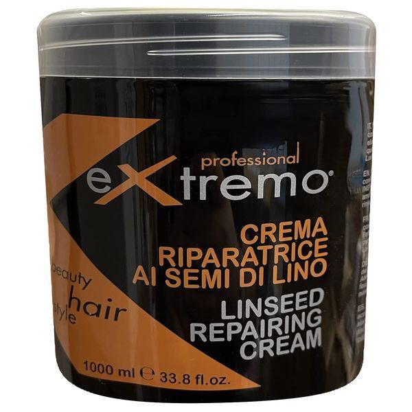 Маска з насінням льону Extremo Linseed Repairing Mask 1000 мл EX400 фото