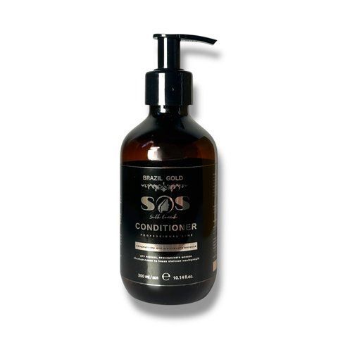 Кондиціонер для освітленого волосся Brazil Gold Home Care Silk Touch Conditioner 300 мл BRG014 фото