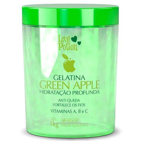Колагеновий відновлювач Love Potion Gelatina Green Apple 1000 мл LP00014 фото