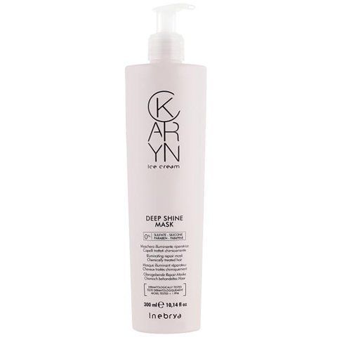 Маска для глибокого відновлення та блиску пошкодженого волосся Inebrya Karyn Deep Shine Mask 300 мл IN0008 фото