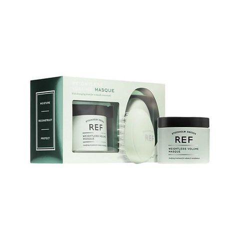 REF Weightless Volume Promo Box (Masque & Detangling Brush) Промо бокс для об'єму волосся REF24 фото