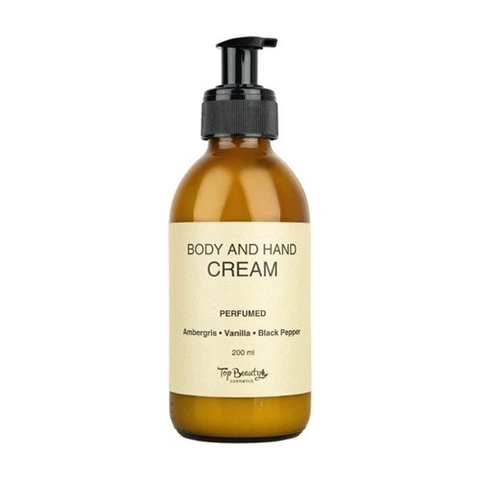 TOP BEAUTY Perfumed Ambergris Vanilla Black Pepper Body & Hand Cream Парфумований крем для тіла та рук TPBC34 фото
