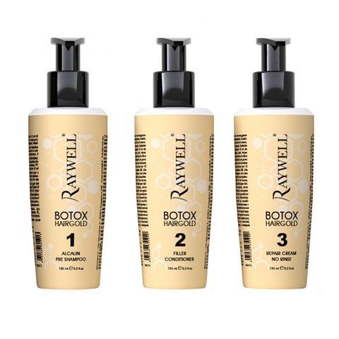 Raywell BOTOX 24k BOTOX KIT (шампунь, філер, крем) 3х150 мл RW0041 фото