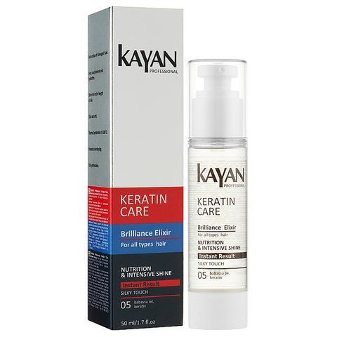 KAYAN Keratin care еліксир діамантовий для всіх типів волосся 50 мл KN0005 фото