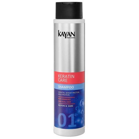 KAYAN Keratin care шампунь для пошкодженого і тьмяного волосся 400 мл KN0006 фото