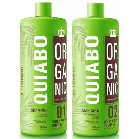 Набір для кератинового випрямлення Mundo Organic Quiabo 2x1000 мл MD0004 фото