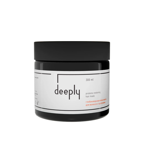 Глибоковідновлююча маска для волосся з протеїнами deeply Protein Restoring Hair Mask 300 мл DP0032 фото