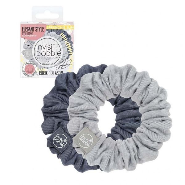 Invisibobble SPRUNCHIE SLIM Rurik Gislason Feeling Greyt Резинка-браслет для волосся INW0005 фото