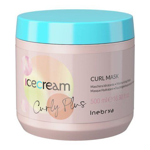 Inebrya Ice Cream Curly Plus Curl Mask Маска для кучерявого та хімічно завитого волосся 500 мл IN0060 фото