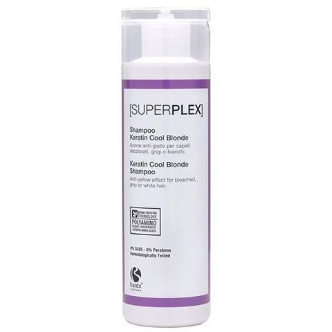 Кератиновий шампунь "Холодний блонд" SuperPlex Keratin Shampoo 250 мл BRX2020 фото