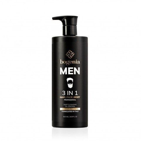 Bogenia Men 3 in 1 Hair Face Body Professional Чоловічий засіб 3 в 1 BG0065 фото