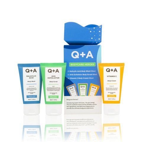 Подарунковий набір для тіла Q+A Body Care Heroes Gift Set QABC3 фото