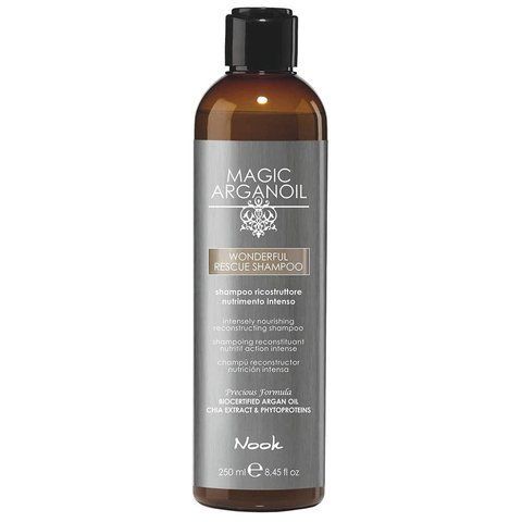 Nook Magic Arganoil Wonderful Rescue Shampoo Шампунь реконструюючий екстраживильний 250 мл NK1895 фото