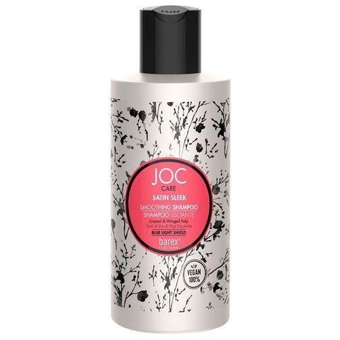 Barex Joc Care Satin Sleek Smoothing Shampoo Розгладжуючий шампунь із лляним насінням та крилатим водоростями 250 мл BRX0006 фото
