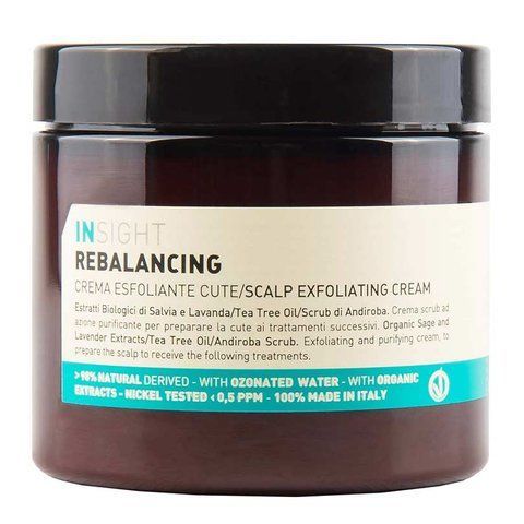 Крем-пілінг для жирної шкіри голови Insight Rebalancing Scalp Exfoliating Cream 180 мл IDH0009 фото