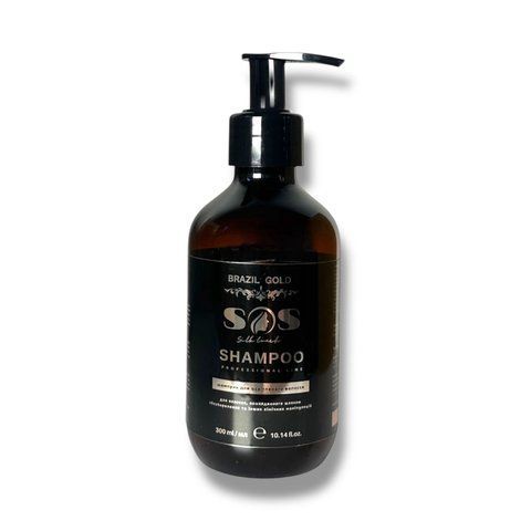 Шампунь для освітленого волосся Brazil Gold Home Care Silk Touch Shampoo 300 мл BRG015 фото