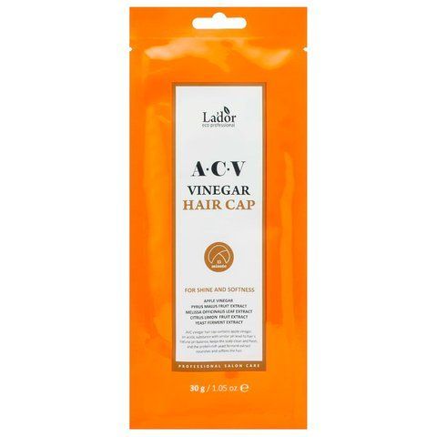 Lador ACV Vinegar Hair Cap маска - шапочка для волосся з яблучним оцтом 30 мл LD0018 фото