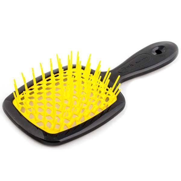 Janeke SUPERBRUSH BLACK/YELLOW. Гребінець. 71SP226 GIA 71SP226 GIA фото