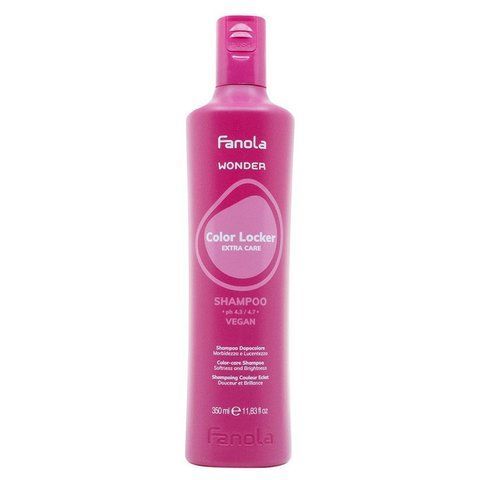 Fanola Wonder Color Locker Extra Care Shampoo Vegan Шампунь для фарбованого волосся, що підтримує насиченість кольору 350 мл FN0040 фото