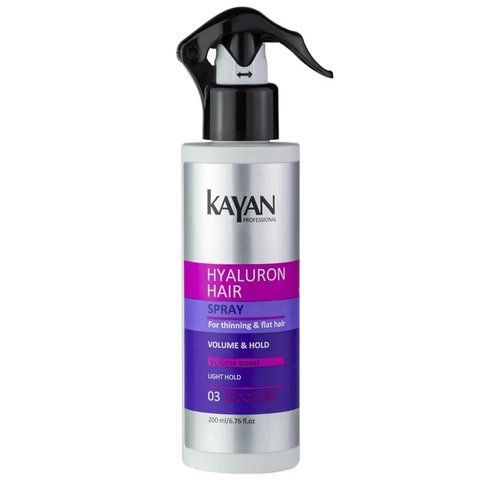 KAYAN Hyaluron hair спрей для об'єму тонкого волосся 200 мл KN0011 фото