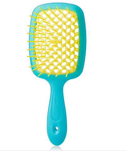 Janeke SUPERBRUSH TURQUOISE/YELLOW. Гребінець арт. 86SP226 TSE 86SP226 TSE фото