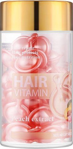 LeNika hair vitamin hair repair Peach Oil вітаміни для волосся з екстрактом персика 40х1 LNK0016 фото