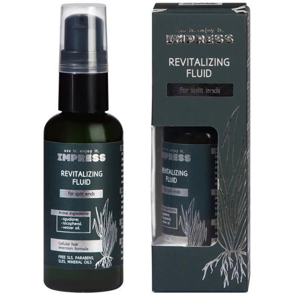 Флюїд для пошкоджених кінчиків волосся Impress Revitalizing Fluid 50 мл Im1460 фото