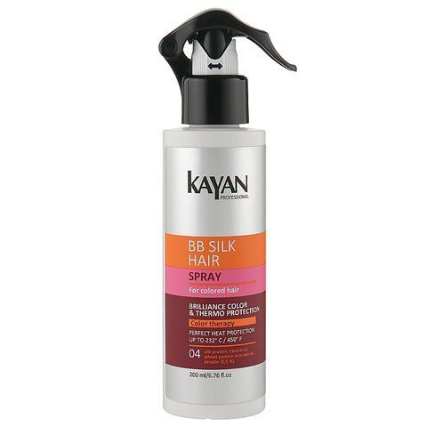 KAYAN BB silk hair спрей термозахист для фарбованого волосся 250 мл KN0014 фото