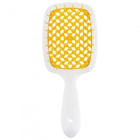 Janeke SUPERBRUSH WHITE/YELLOW. Гребінець. SP226BIA GIA SP226BIA GIA фото