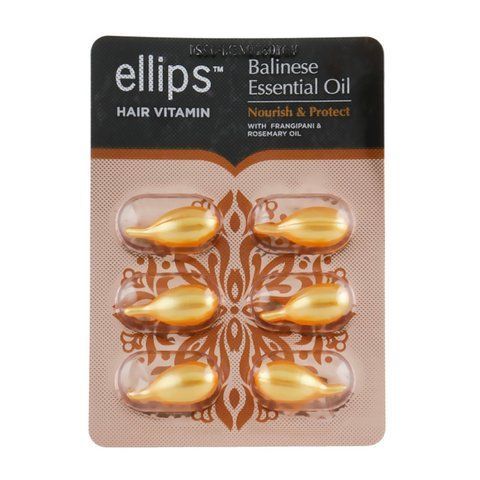 Ellips Hair Vitamin живлення та захист Балі з маслом плюмерії та маслом розмарину 6х1 мл ELL0008 фото