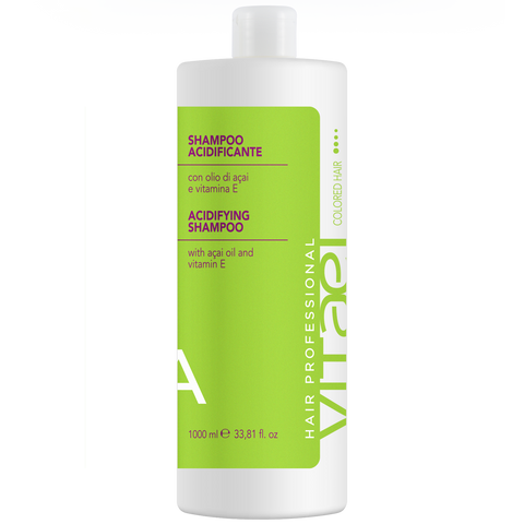 VITAEL COLORED HAIR ACIDIFYING SHAMPOO Шампунь для фарбованого волосся 1000 мл VTL0003 фото