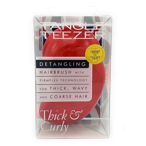 Гребінець для волосся Tangle Teezer. The Original Thick & Curly Salsa Red TT2347 фото